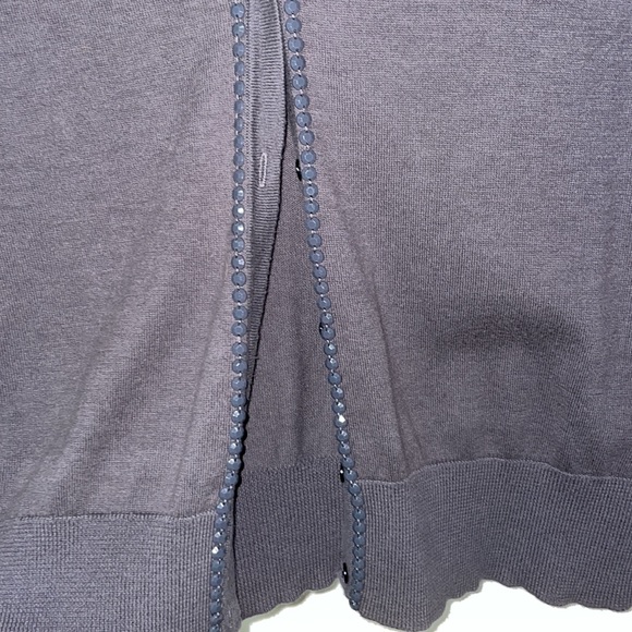 Old Navy 3/4 sleeve gray cardigan with buttons. - Picture 8 of 10